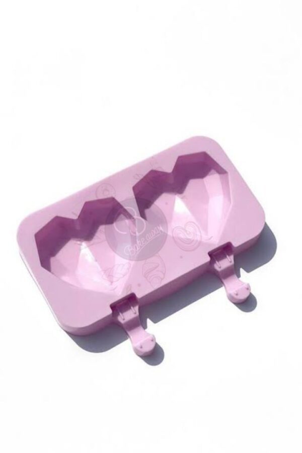 2cavity Heart Cakesicle Mould