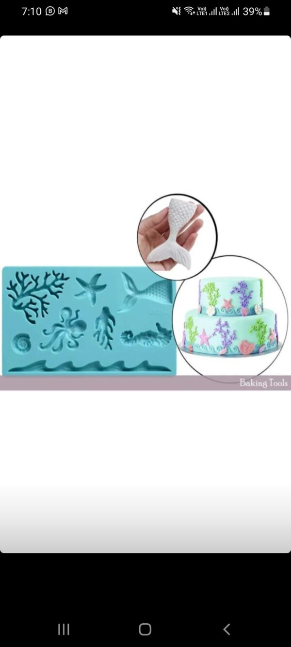 Fish Theme Silicon Mould - Image 2