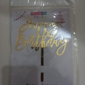 HAPPY BIRTHDAY ARCYLIC TOPPER DESIGN 8