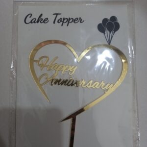 ANNIVERSARY ARCYLIC TOPPER DESIGN 3