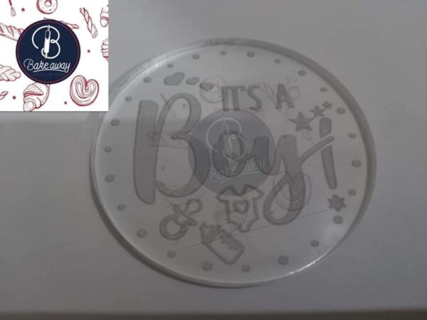 ITS A BOY FONDANT EMBOSSER DESIGN 2