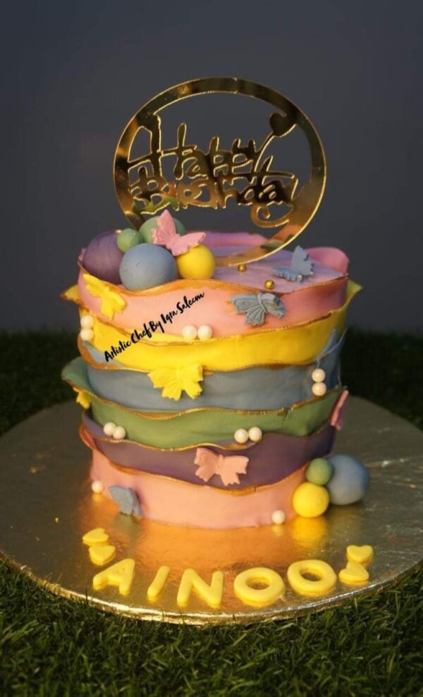 HAPPY BIRTHDAY ARCYLIC TOPPER DESIGN 5 - Image 2