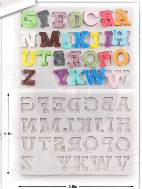 ALPHABET SILICON MOULD - Image 2