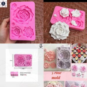 BIG ROSE SILICON MOULD