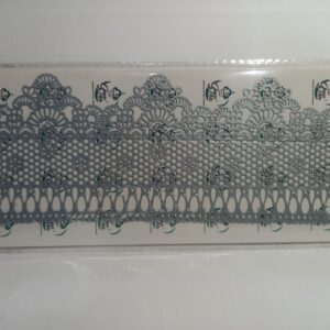 SILVER EDIBLE LACE DESIGN 3