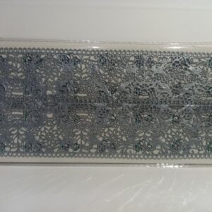 SILVER EDIBLE LACE DESIGN 2