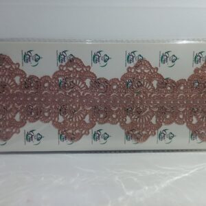 ROSE GOLD EDIBLE LACE DESIGN 1