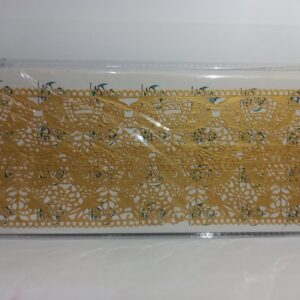 GOLDEN EDIBLE LACE DESIGN 11