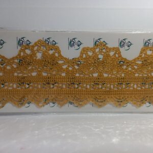 GOLDEN EDIBLE LACE DESIGN 9