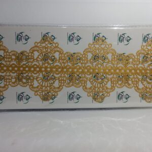 GOLDEN EDIBLE LACE DESIGN 7