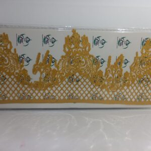 GOLDEN EDIBLE LACE DESIGN 5