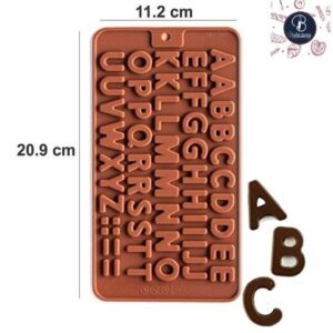 ALPHABET CHOCOLATE SILICON MOULD