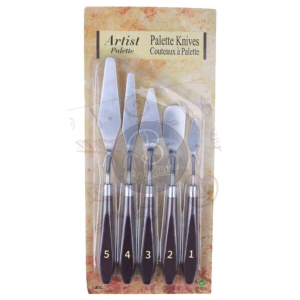 5PCS PALETTE KNIFE SET