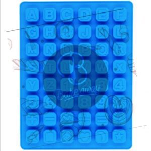 BLOCK ALPHABET SILICON MOULD