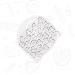 HEART SHAPE ALPHABET SILICON MOULD