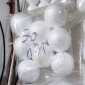 50MM CHOCOLATE FOAM BALL PACK OF 6PCS