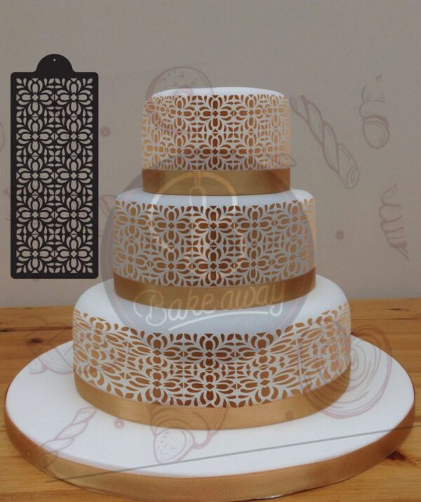 CAKE DECORATION STENCILS DESIGN:4