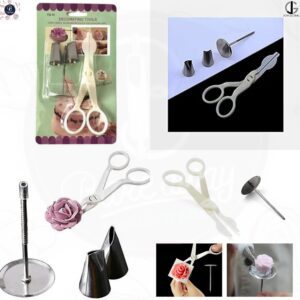 SCISSORS NOZZLES & FLOWER NAIL SET