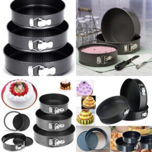 3PCS NON-STICK ROUND LOOSE BOTTOM SET