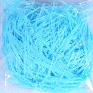 SKY BLUE PAPER CONFETTI FOR CAKE BOX DECORATION