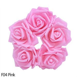 PINK FOMIC FLOWER PACK OF 5PCS
