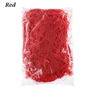 RED PAPER CONFETTI FOR CAKE BOX DECORATION