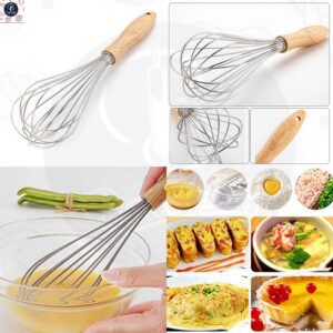 WOODEN HANDLE HAND WHISK
