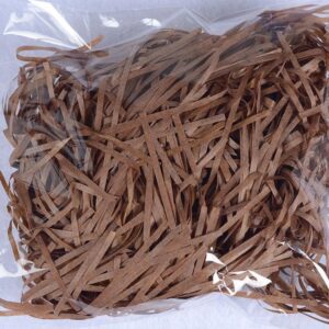 BROWN PAPER CONFETTI FOR CAKE BOX DECORATION