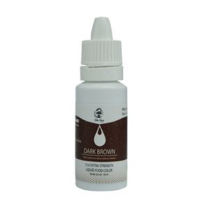 MILKYZ FOOD BROWN LIQUID COLOUR 18ML DROPPER BOTTLE