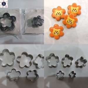 STAINLESS STEEL 5PCS SHENGHAI COOKIE CUTTER SET PACK OF 2PCS
