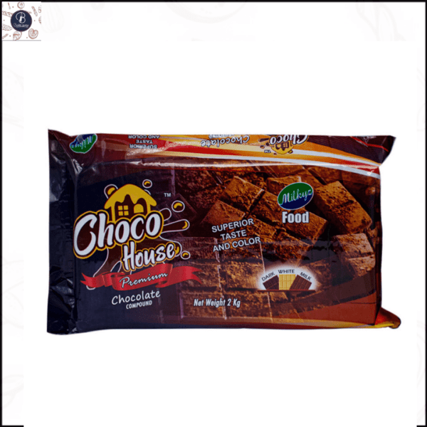 Milkyz Food Choco House Dark Chocolate Compound 2KG Slab