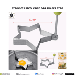 STAINLESS STEEL FRIED EGG SHAPER STAR
