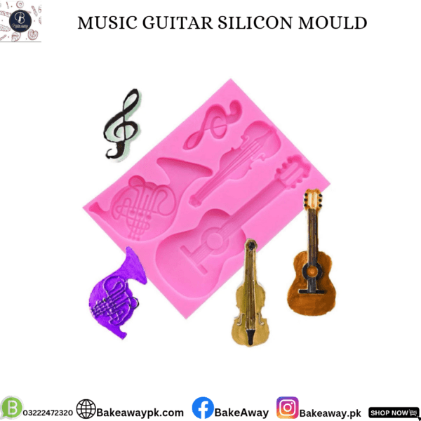 MUSIC GUITAR SILICON MOULD