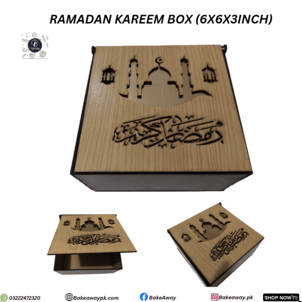 Ramadan Kareem Box (6x6x3)