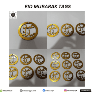 Eid Mubarak Tags Pack Of 10Pcs