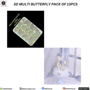 3D Multi Butterfly Pack Of 13pcs