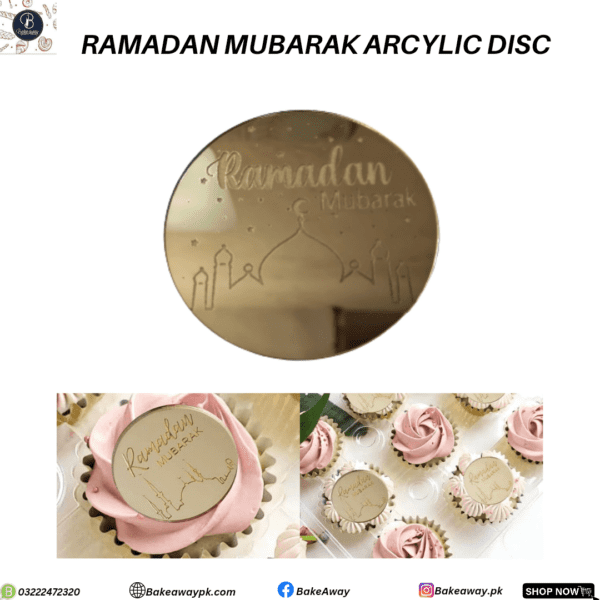 RAMADAN MUBARAK ARCYLIC DISC