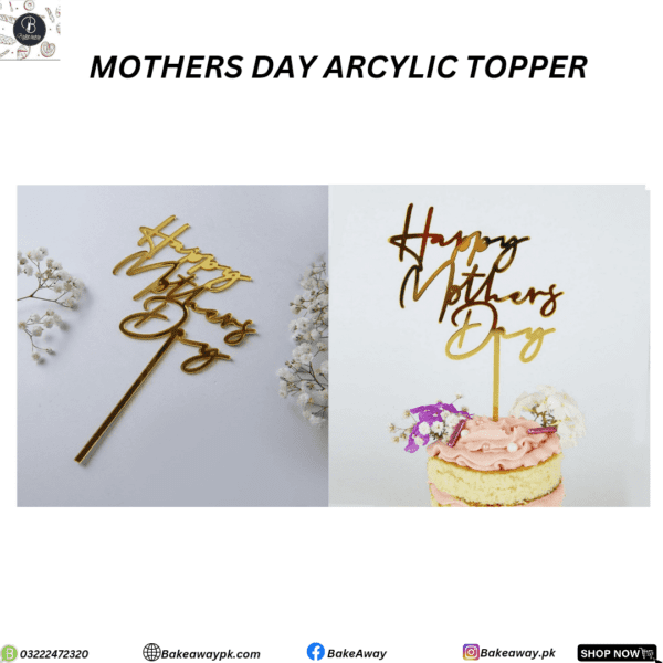 MOTHERS DAY ARCYLIC TOPPER