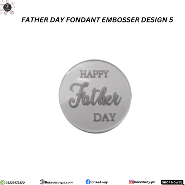 FATHER DAY FONDANT EMBOSSER DESIGN 5