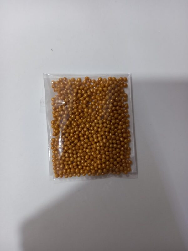 2mm Golden Sprinkles Pack Of 10grms