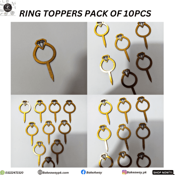 Small Ring Topper Pack Of 10pcs