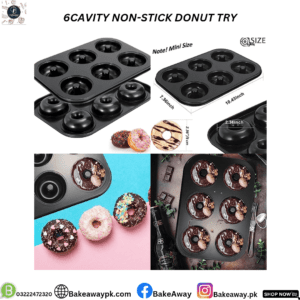 6CAVITY NON-STICK DONUT TRY