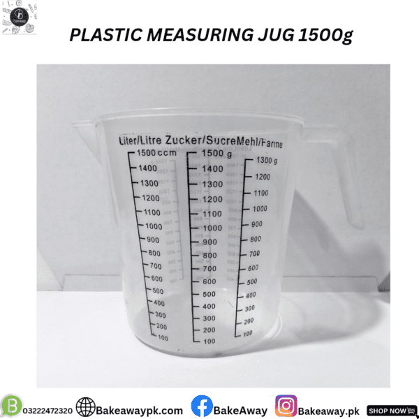 Plastic Measuring Jug 1500g
