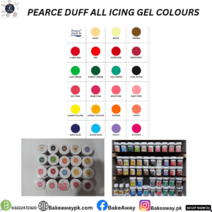 PEARCE DUFF ALL ICING GEL COLOURS PACK OF 20PCS SET