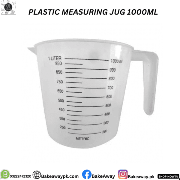 Plastic Measuring Jug 1000ml