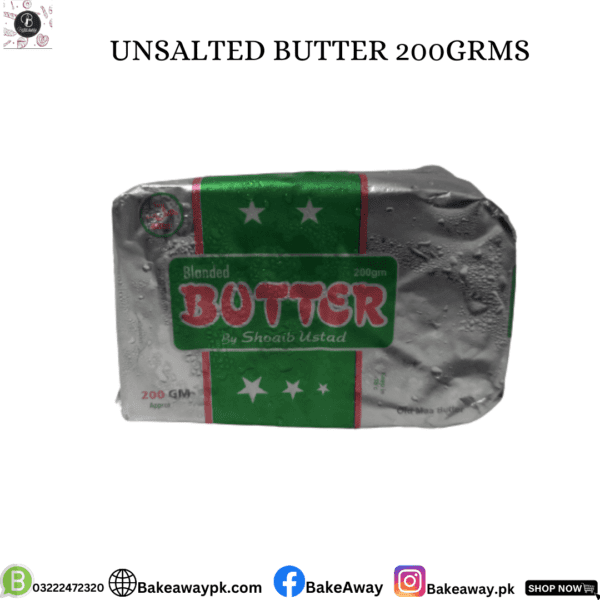 UNSALTED BUTTER 200GRMS ONLY FOR KARACHI