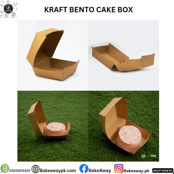 KRAFT BENTO CAKE BOX