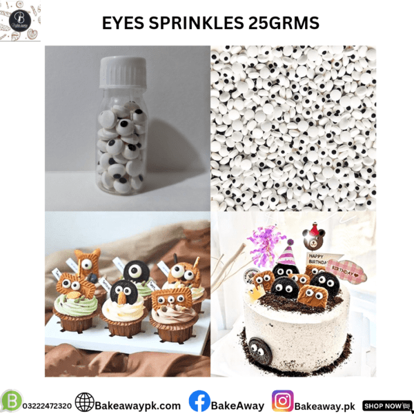 EYES SPRINKLES 25GRMS BOTTLE