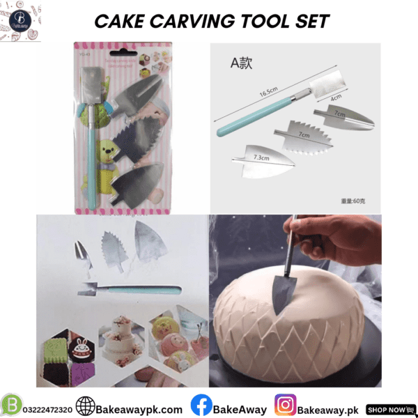 CAKE CARVING TOOL SET