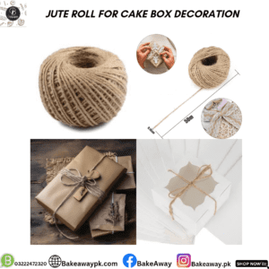 JUTE ROLL FOR CAKE BOX DECORATION